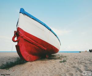 Rompicapo di Barca sulla spiaggia