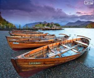 Rompicapo di Barche in legno