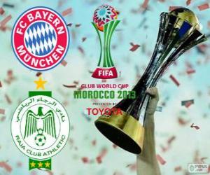 Rompicapo di Bayern Monaco vs Raja Casablanca. Finale de Coppa del mondo per club FIFA 2013 Marocco