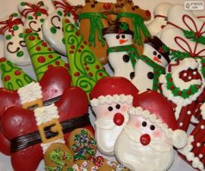 Rompicapo di Belle biscotti di Natale di varie forme