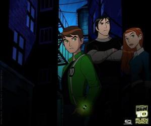 Rompicapo di Ben, Gwen e Kevin, protagonisti umani di Ben 10 Alien Force