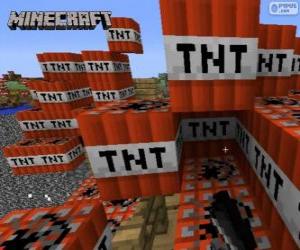 Rompicapo di Blocco esplosivo TNT di Minecraft