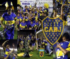 Rompicapo di Boca Juniors, campione dil torneo Apertura 2011 in Argentina