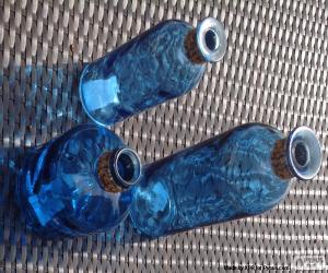 Rompicapo di Bottiglie blu