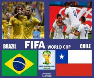 Rompicapo di Brasile - Cile, ottavi di finale, Brasile 2014