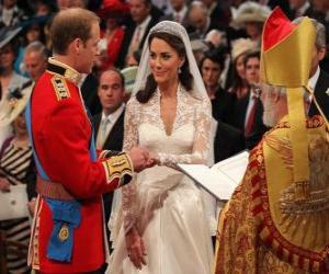 Rompicapo di British Royal Wedding tra il principe William e Kate Middleton, se voglio