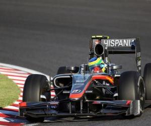 Rompicapo di Bruno Senna - HRT - Suzuka 2010