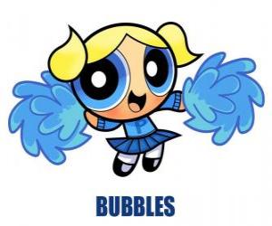 Rompicapo di Bubbles o Dolly è la più dolce delle tre sorelle, ha molti giocattoli de peluche