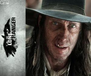 Rompicapo di Butch Cavendish (William Fitchner) nel film Lone Ranger