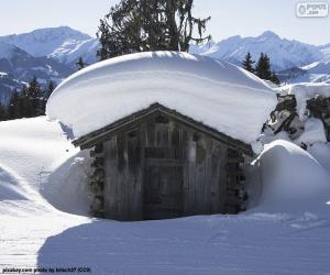 Rompicapo di Cabina innevata