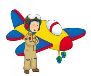 Rompicapo di Caillou l'aviatore