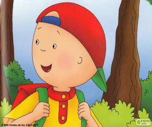 Rompicapo di Caillou sorridente