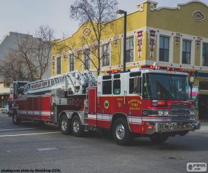 Rompicapo di Camion dei pompieri americani