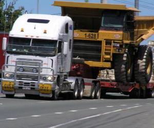 Rompicapo di Camion, portando una grande ribaltabile