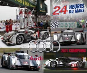 Rompicapo di Campioni 24 Ore di Le Mans 2011 Audi R18 TDI