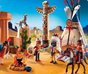 Rompicapo di Campo indiano Playmobil