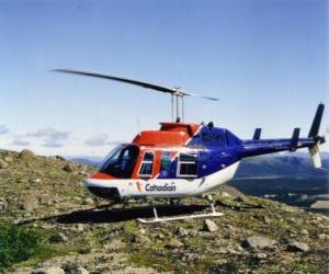 Rompicapo di Canadian elicottero Bell 206