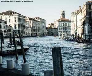 Rompicapo di Canal Grande di Venezia, Italia