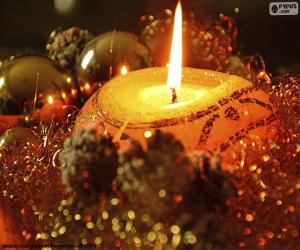 Rompicapo di Candele accese per Natale