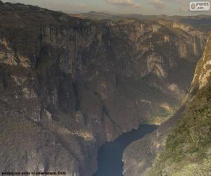 Rompicapo di Canyon di Sumidero, Messico