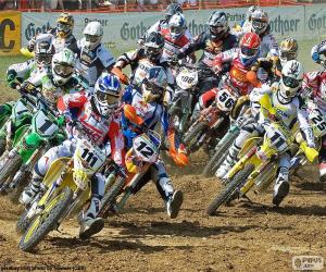 Rompicapo di Carriera di motocross