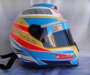 Rompicapo di Casco Fernando Alonso 2010