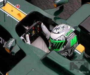 Rompicapo di Casco Heikki Kovalainen 2010