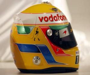 Rompicapo di Casco Lewis Hamilton 2010