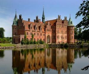 Rompicapo di Castello di Egeskov, Fionia, Danimarca