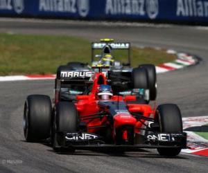 Rompicapo di Charles Pic, Marussia 2012