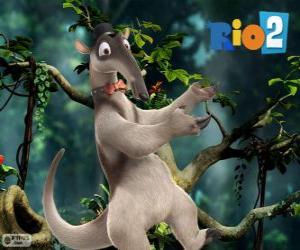 Rompicapo di Charlie, un formichiere danza tip-tap, Rio 2