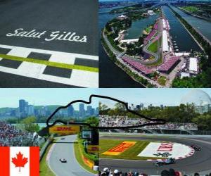 Rompicapo di Circuito Gilles Villeneuve - Canada -