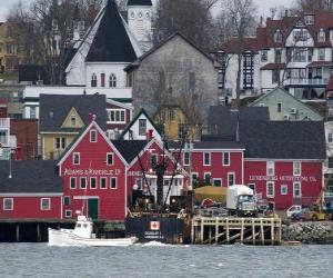 Rompicapo di Città antica Lunenburg, Canada