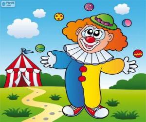 Rompicapo di Clown giocoleria