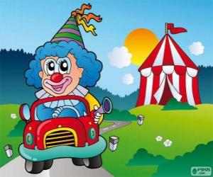 Rompicapo di Clown in auto