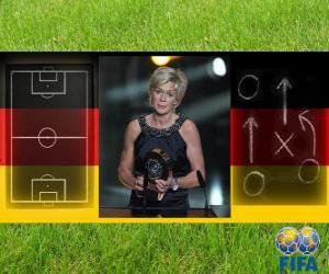 Rompicapo di Coach Silvia Neid Anno 2010 femminile FIFA Football