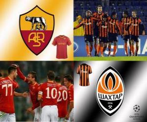 Rompicapo di Coppa dei Campioni d’Europa - UEFA Champions League ottavi di finale del 2010-11, AS Roma - Shakhtar Donetsk