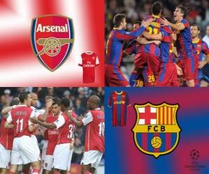 Rompicapo di Coppa dei Campioni d’Europa - UEFA Champions League ottavi di finale del 2010-11, Arsenal FC - FC Barcelona