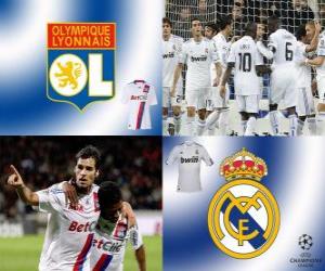 Rompicapo di Coppa dei Campioni d’Europa - UEFA Champions League ottavi di finale del 2010-11, Olympique lyonnais - Real Madrid CF