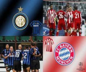 Rompicapo di Coppa dei Campioni d’Europa - UEFA Champions League ottavi di finale del 2010-11, FC Bayern Munchen - FC Internazionale Milano