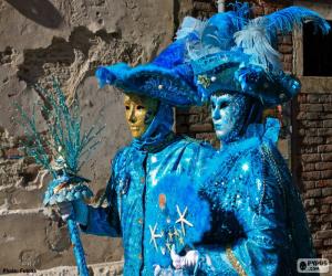 Rompicapo di Costumi blu