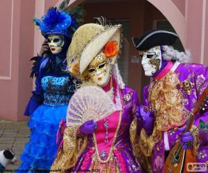 Rompicapo di Costumi Veneziani Carnevale