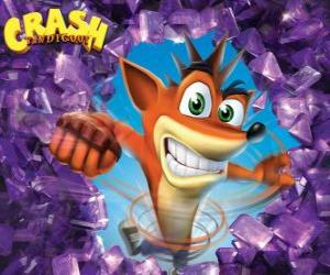 Rompicapo di Crash Bandicoot, protagonista del video gioco Crash Bandicoot