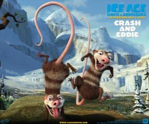 Rompicapo di Crash e Eddie, due opossum problematica