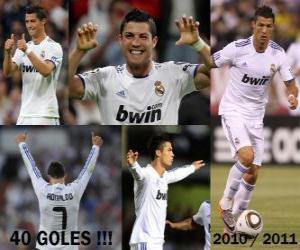 Rompicapo di Cristiano Ronaldo, capocannoniere nella storia del campionato spagnolo, 2010 - 2011