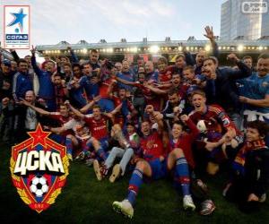 Rompicapo di CSKA Mosca, campione Lega Prima 2013-2014, il campionato di calcio russo