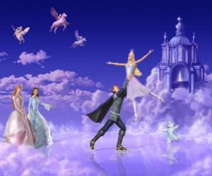 Rompicapo di Dancing Barbie con il principe nel film Pegasus