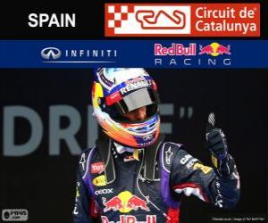 Rompicapo di Daniel Ricciardo - Red Bull - Gran Premio di Spagna 2014, 3 ° classificato