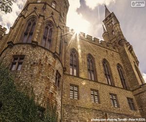 Rompicapo di Dettaglio del Castello di Hohenzollern, Germania