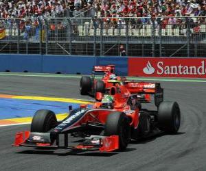 Rompicapo di di Grassi - Virgin Lucas - Valencia 2010